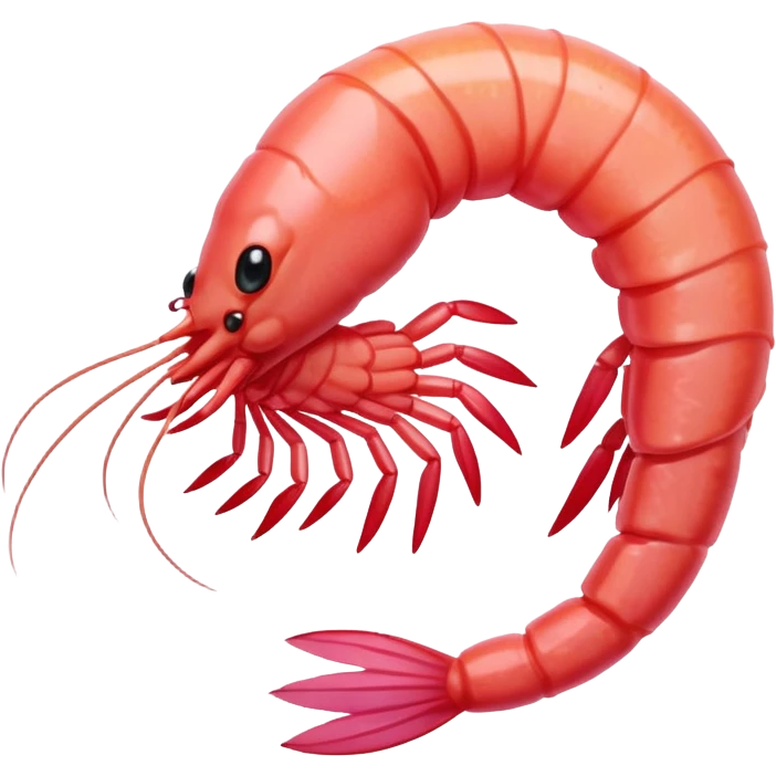 Сделай стикер креветки  emoji