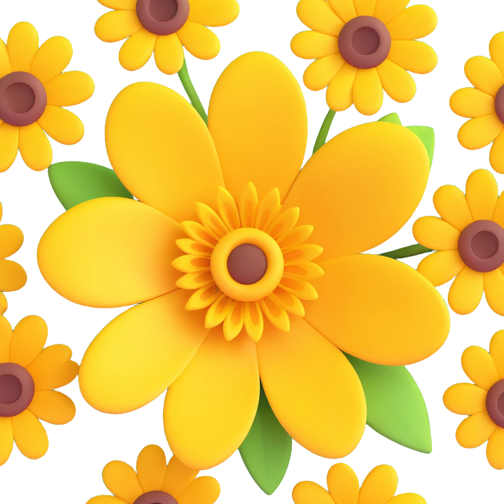 yellow flower emoji