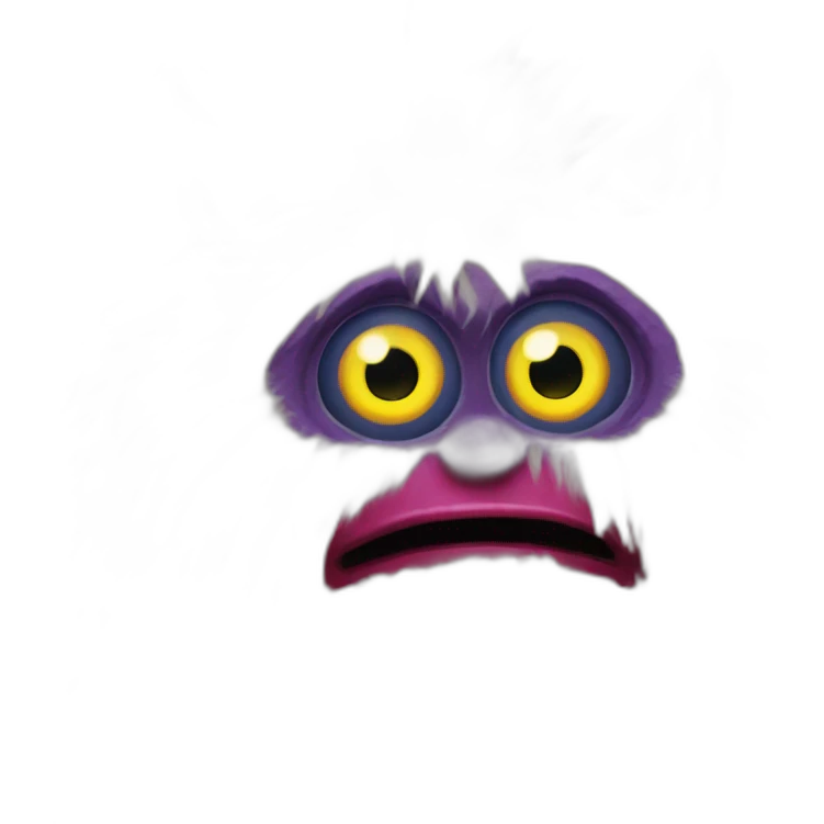 cursed long furby creepy emoji