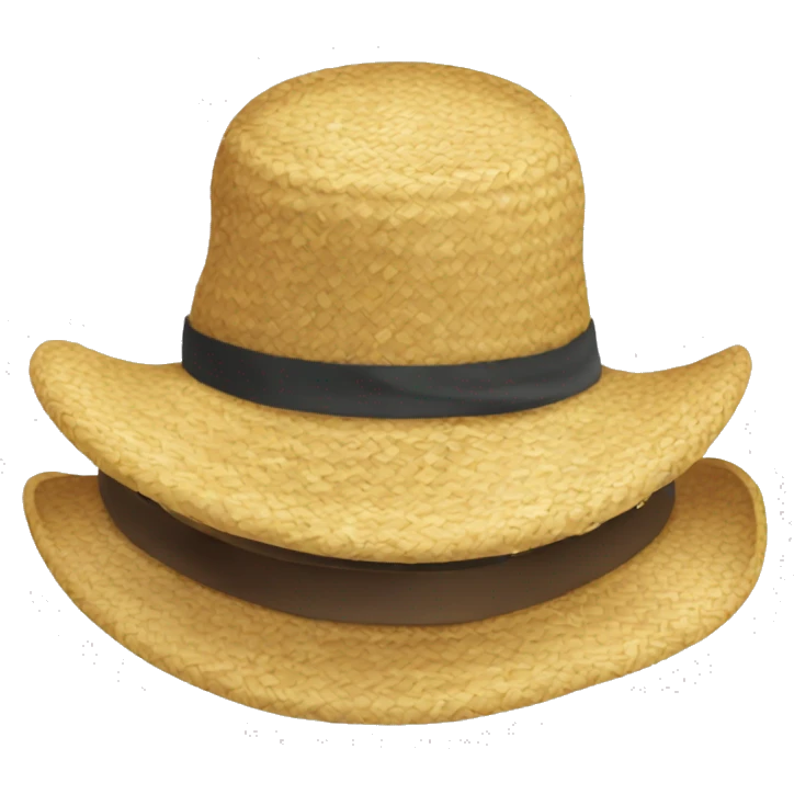 One piece straw hat emoji