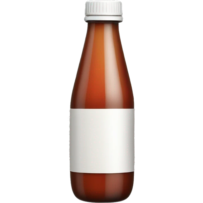 liquid exfolliating bottle with label emoji