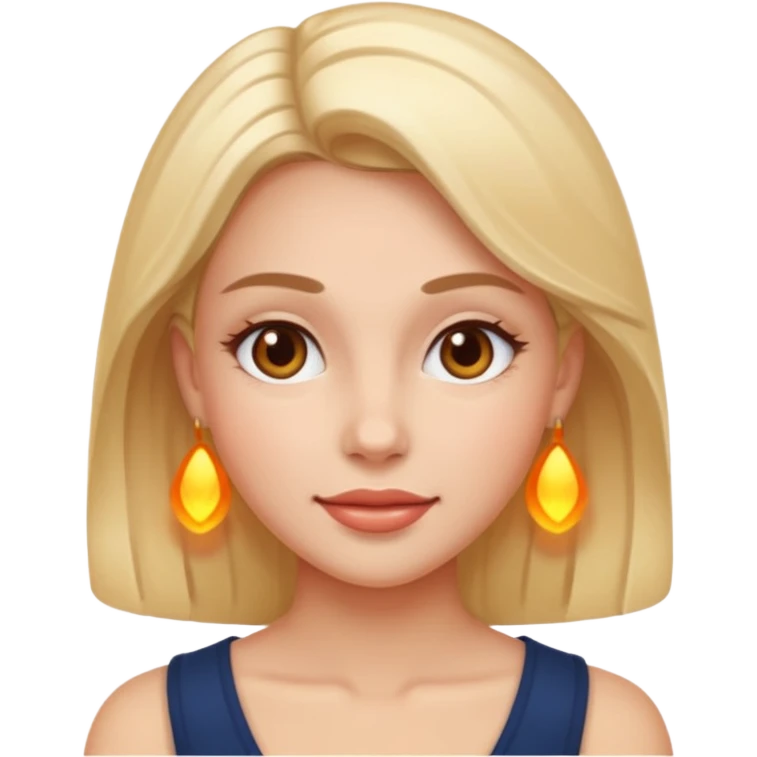 woman with glowing skin on skin emoji