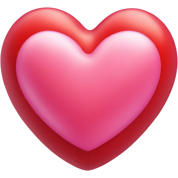 Pink heart surrounded by red heart emoji