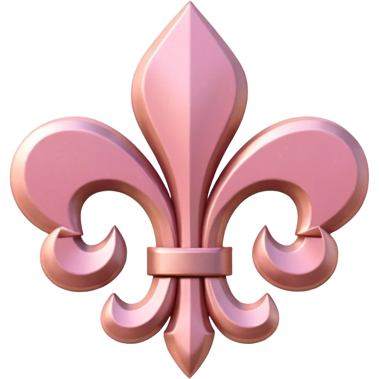 Fleur de lis made of SPAM emoji