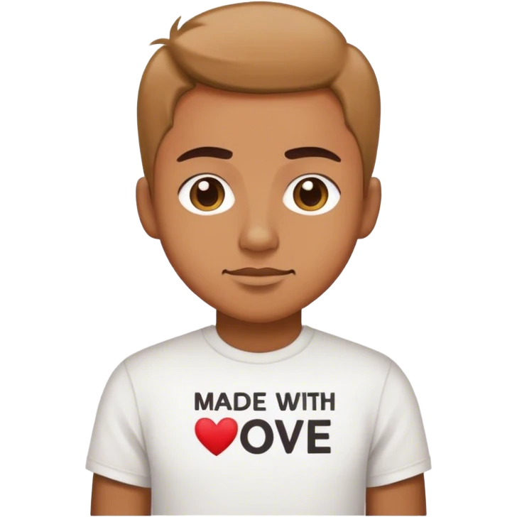 Made with love emoji