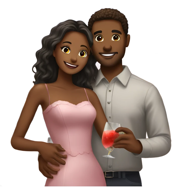 Romantic date for stunningly beautiful couple emoji