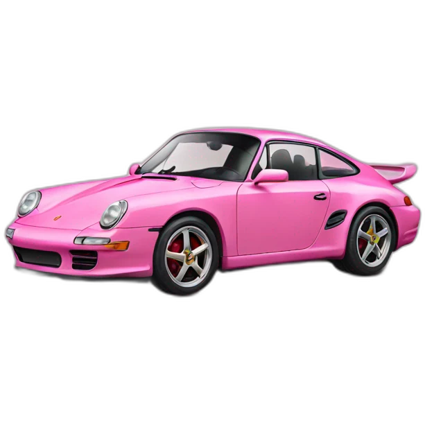 Pink Porsche  emoji