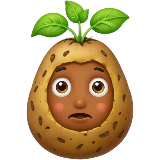 Confused Potato emoji