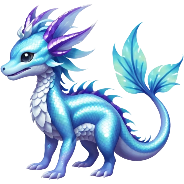 Primarina-Basilisk-Suicune-Amaura-Vaporeon-fusion-hybrid-creature  emoji