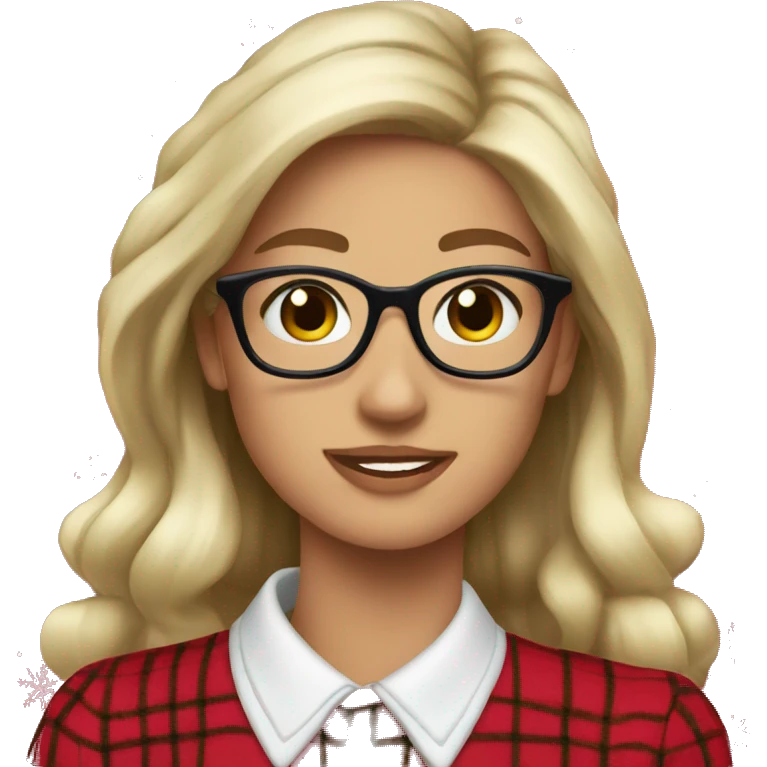 Preppy Christmas emoji