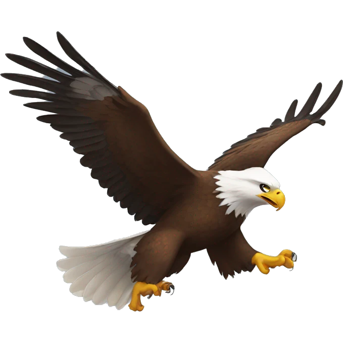 Flying eagle emoji