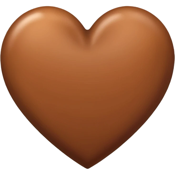 💓 but brown emoji