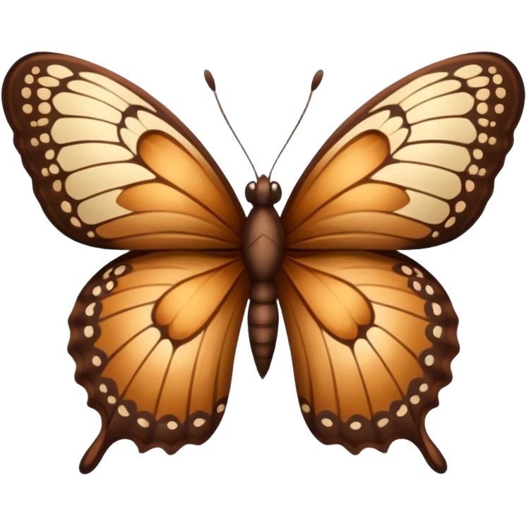 Brown butterfly  emoji