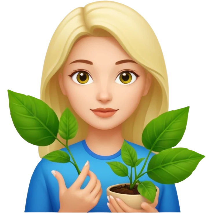 ultra realistic ukrainian american plant flex emoji