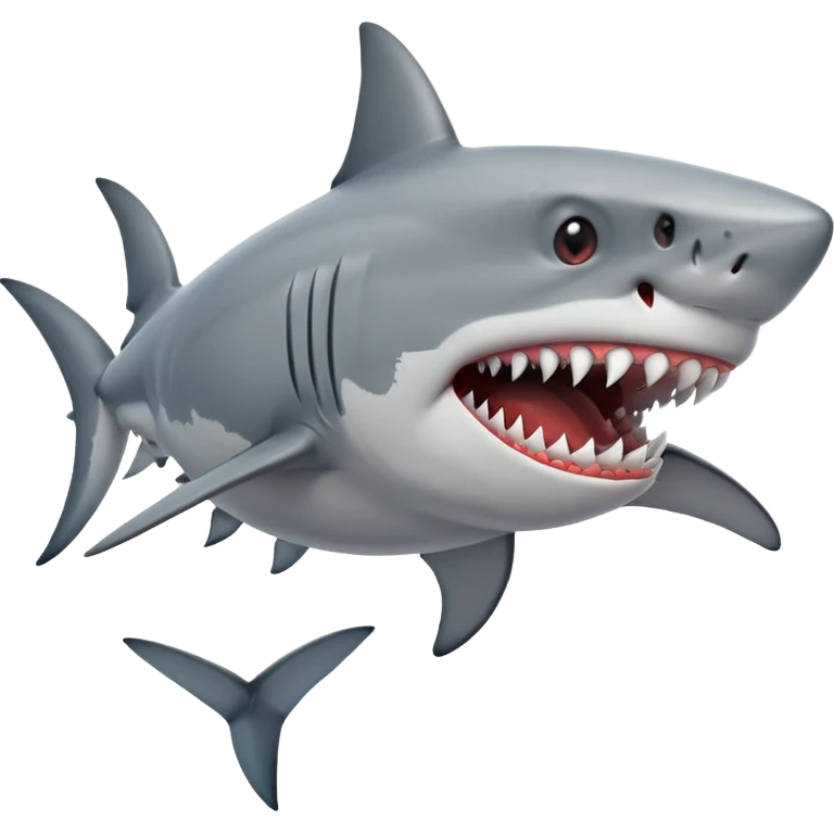 Shark attack emoji