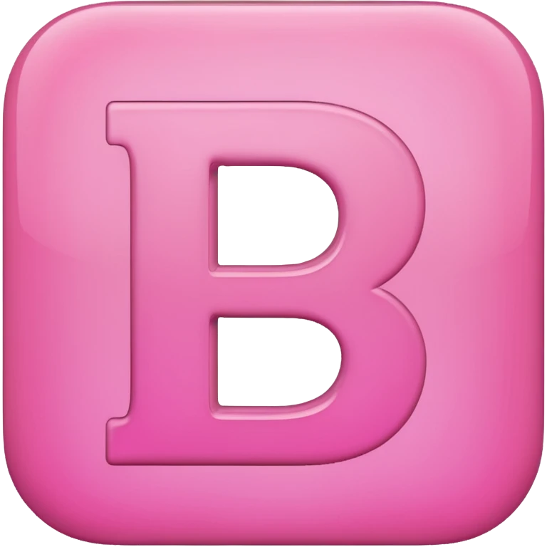 pink letter D emoji emoji
