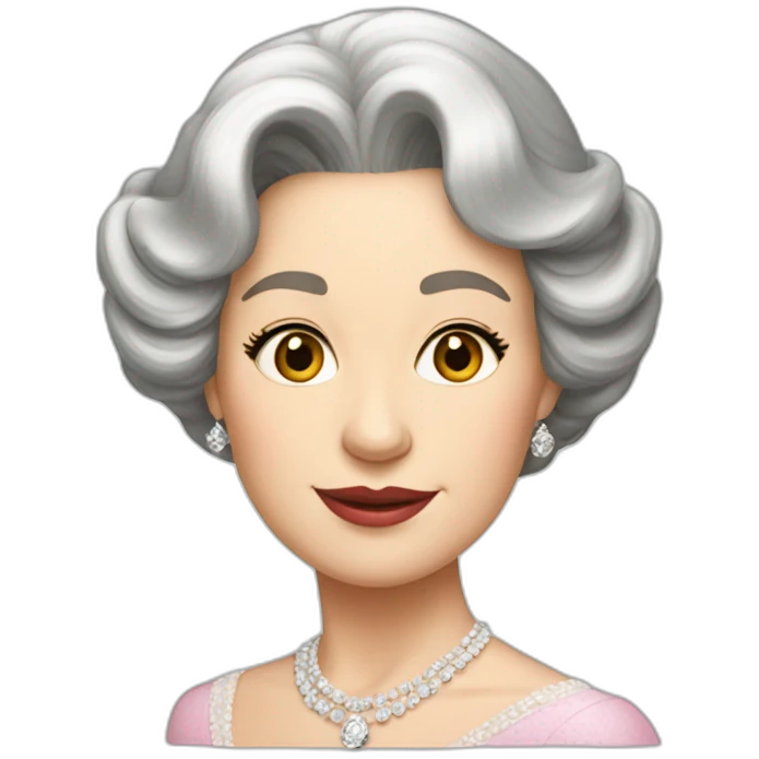 Old princess Margaret emoji