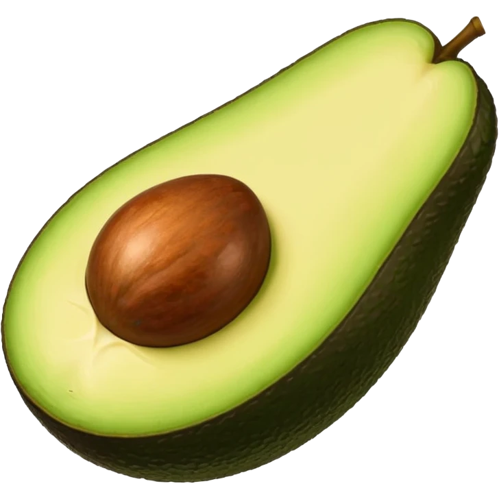 avocado with pit visible emoji