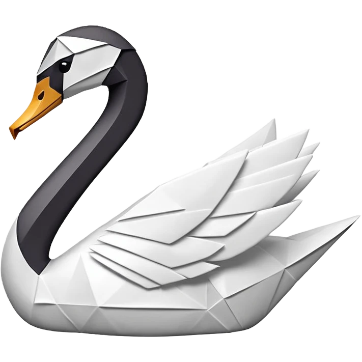 origami swan emoji emoji
