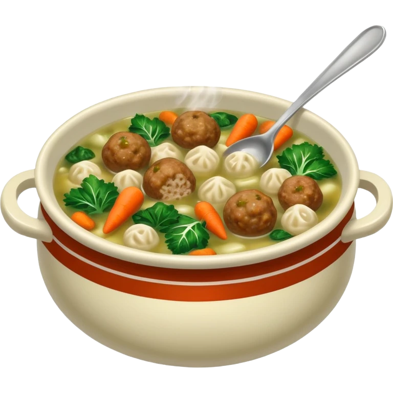 Italian Wedding soup emoji