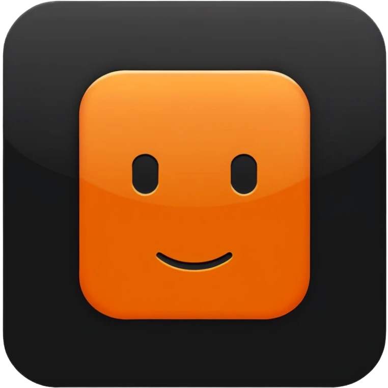 OK text in a dark orange square emoji