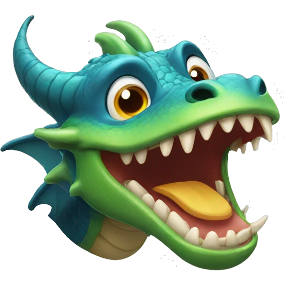 dragon burping emoji