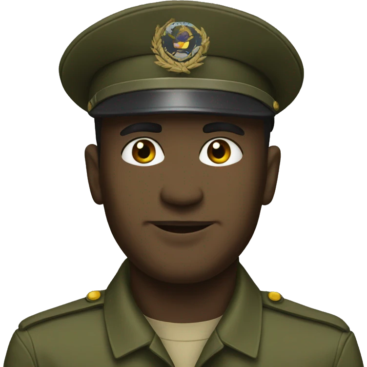 Military man emoji
