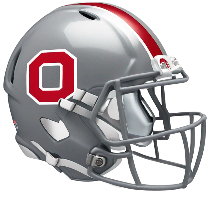 ohio state buckeye helmet emoji