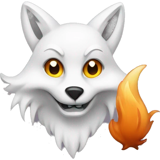 Fox with ghost  emoji