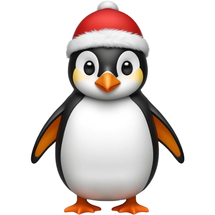 penguen with red cap emoji