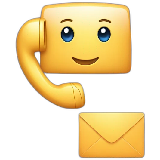 email et telephone emoji