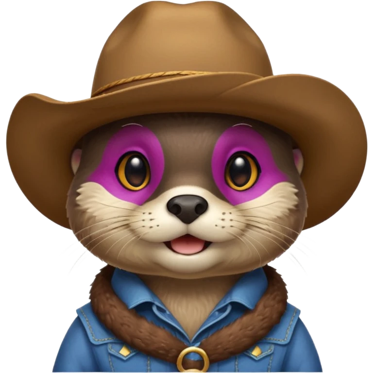 otter with a cowboy hat  emoji