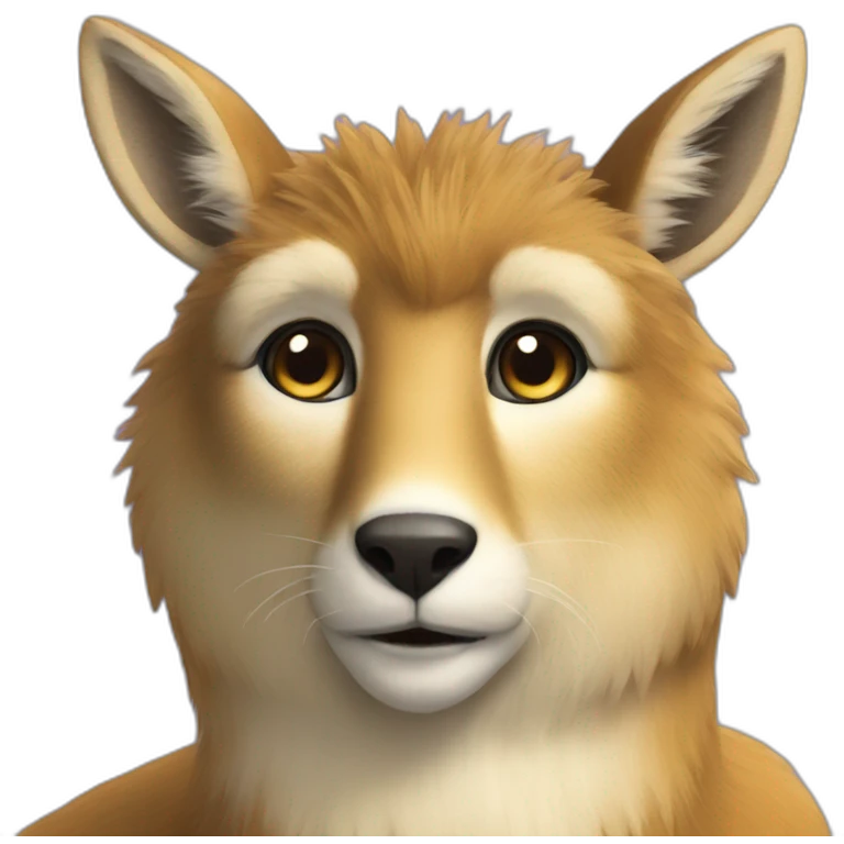 Chat et chamois emoji