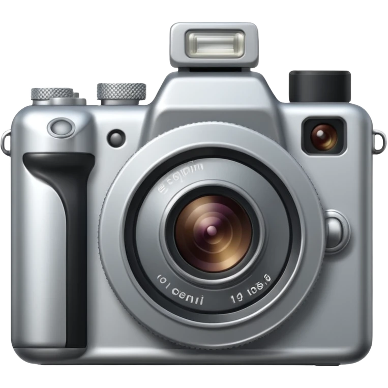 small full metallic camera emoji