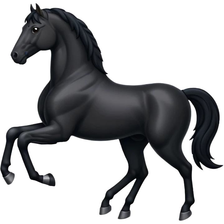 Black horse emoji