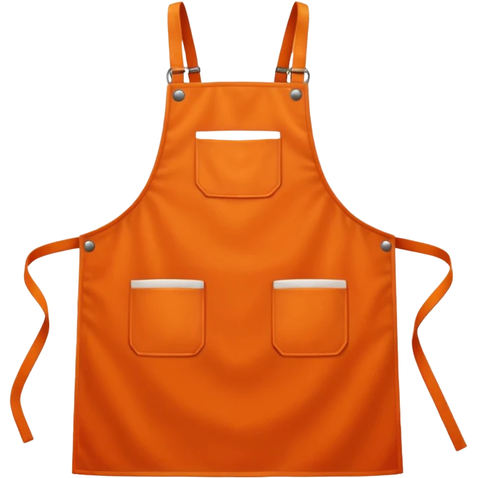 orange apron emoji