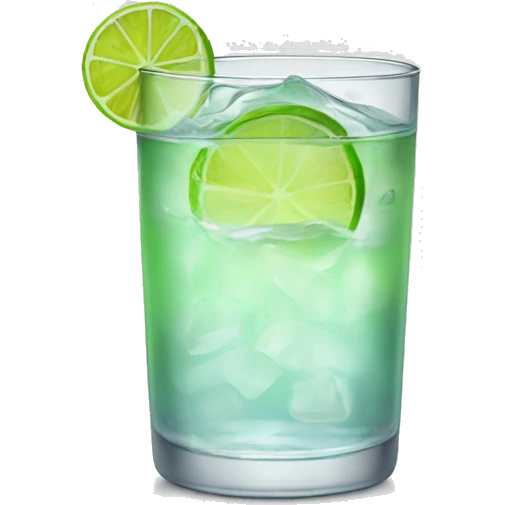 glass of lime water emoji