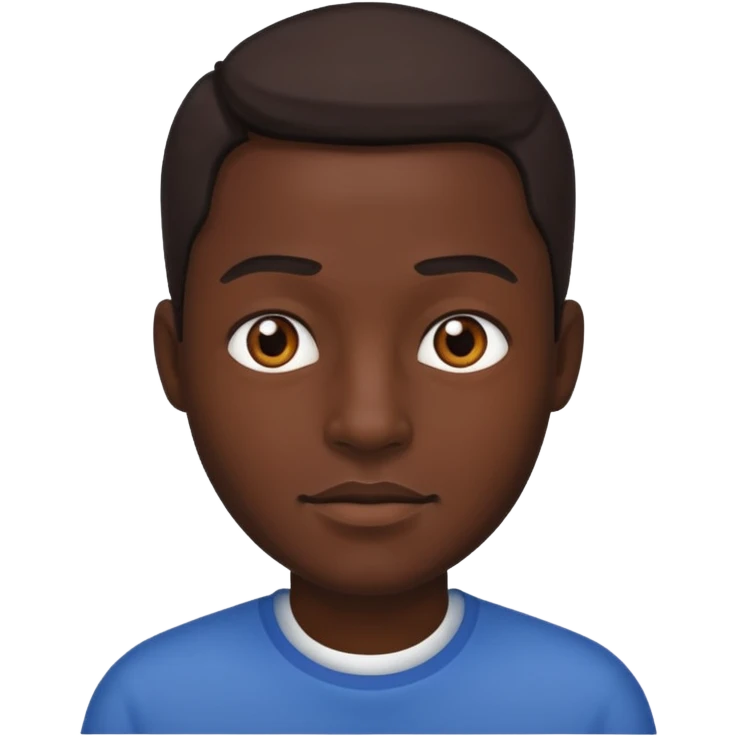 Make him black  emoji
