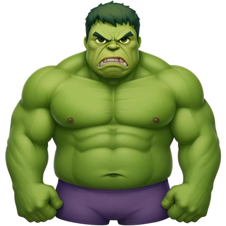 obese hulk emoji
