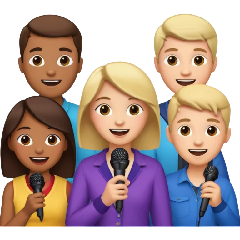 microphone for group karaoke with people more emoji