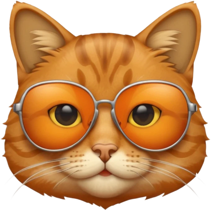 Cat wearing sunglasses emoji