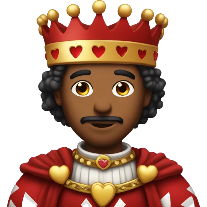 KING Of hearts emoji