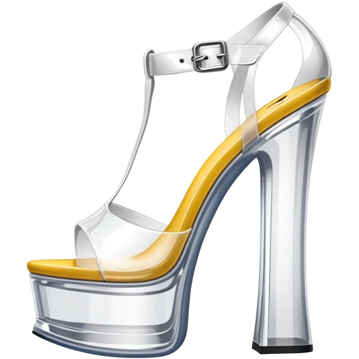 clear platform heel emoji