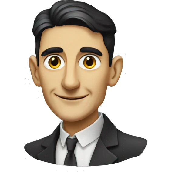 Franz Kafka Smiling emoji