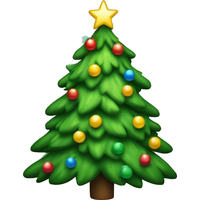 Christmas tree emoji