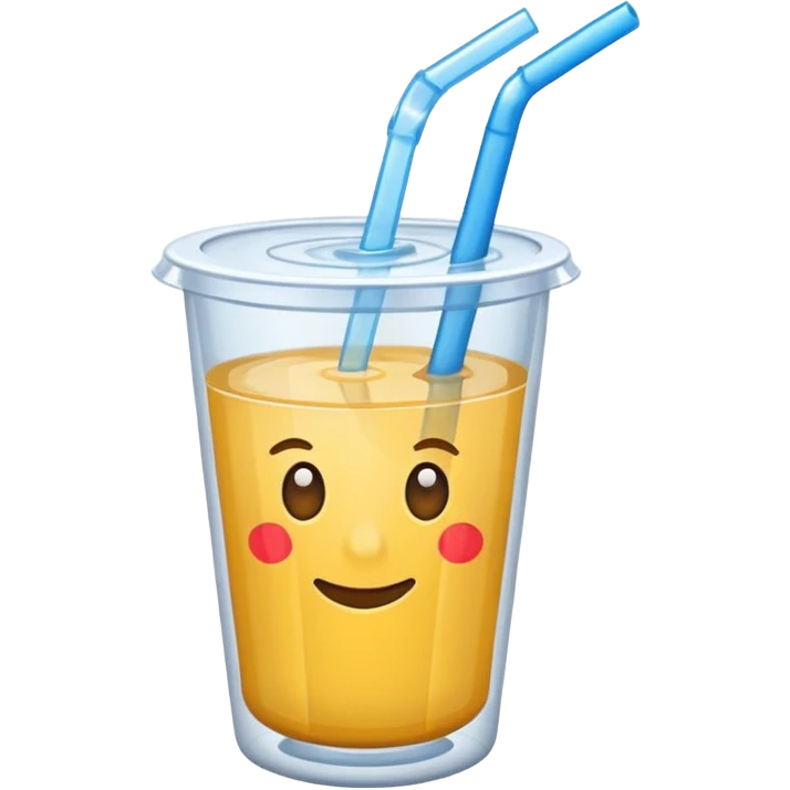 straw with cup emoji