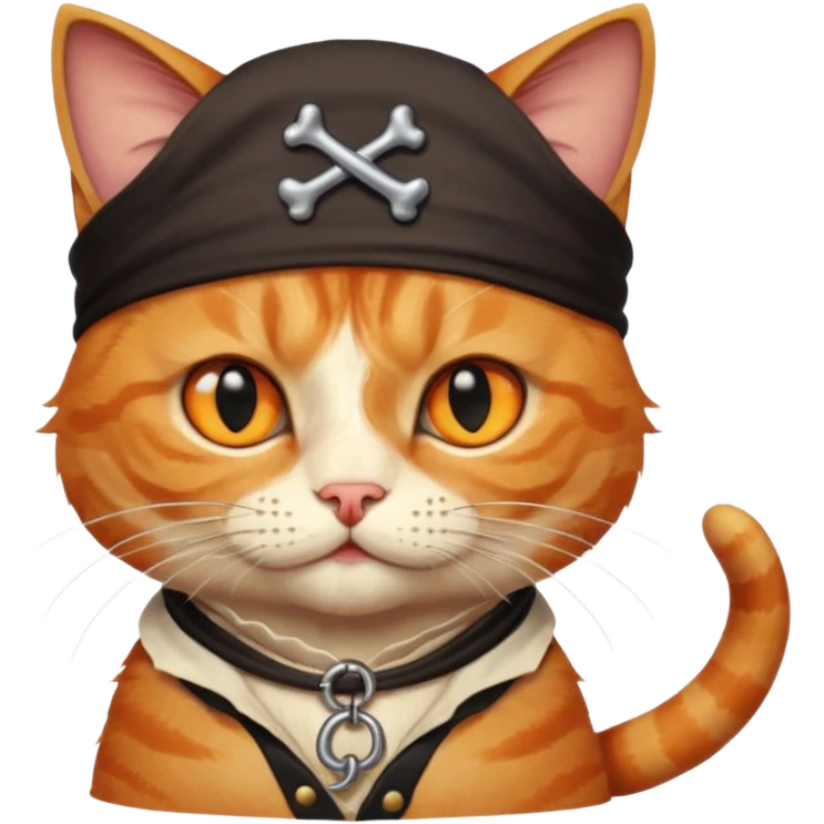 گربه دزد دریایی emoji