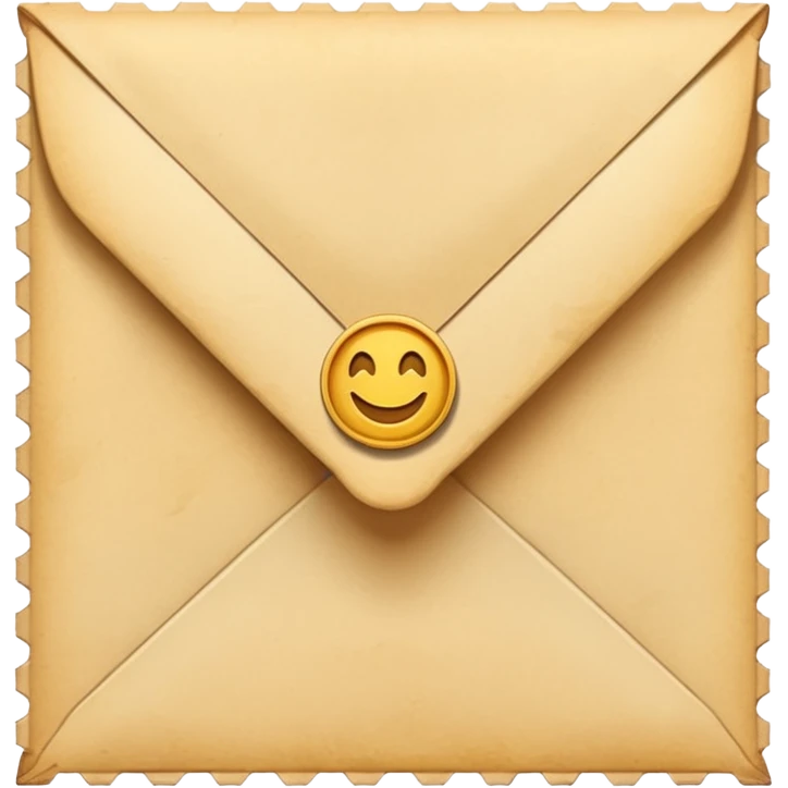 letter with a stamp emoji