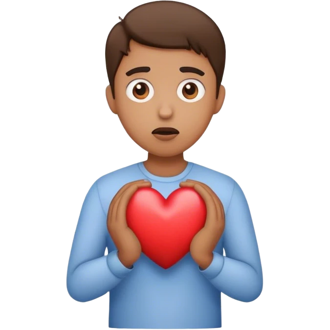 Confused inlove person emoji