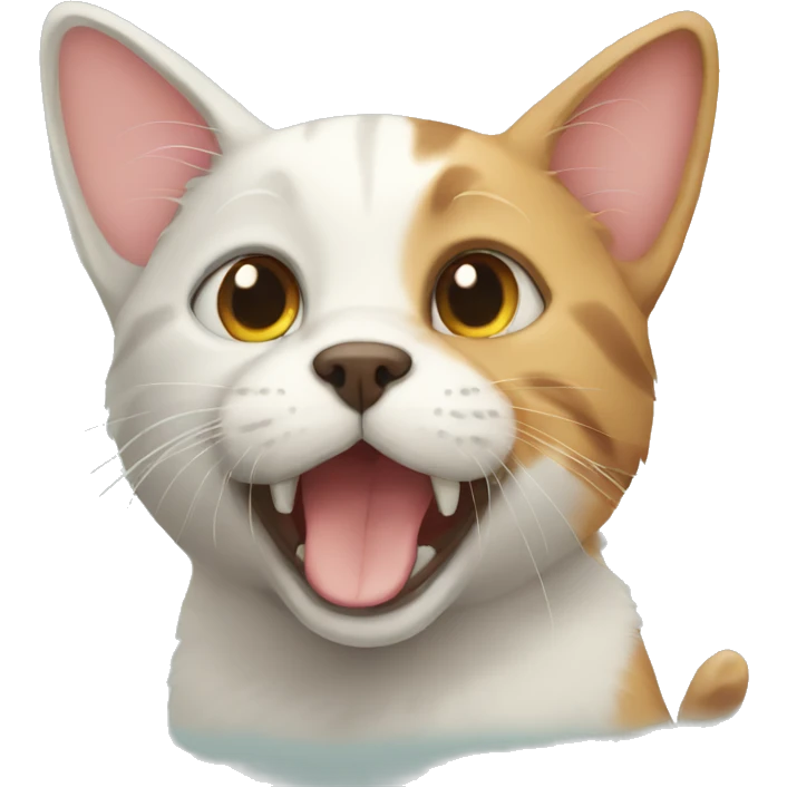 cat and puppy emoji